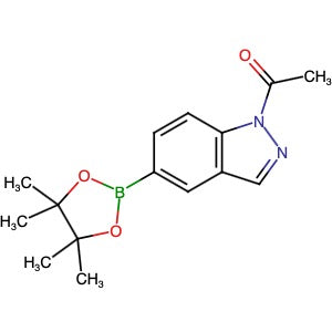 850363-83-6 | 1-(5-(4,4,5,5-Tetramethyl-1,3,2-dioxaborolan-2-yl)-1H-indazol-1-yl)ethanone - Hoffman Fine Chemicals