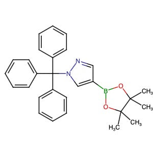 863238-73-7 | 4-(4,4,5,5-Tetramethyl-1,3,2-dioxaborolan-2-yl)-1-(triphenylmethyl)-1H-pyrazole - Hoffman Fine Chemicals