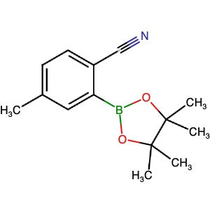 863868-22-8 | 4-Methyl-2-(4,4,5,5-tetramethyl-[1,3,2]dioxaborolan-2-yl)-benzonitrile - Hoffman Fine Chemicals