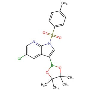 866546-11-4 | 5-Chloro-3-(4,4,5,5-tetramethyl-1,3,2-dioxaborolan-2-yl)-1-tosyl-1H-pyrrolo[2,3-b]pyridine - Hoffman Fine Chemicals