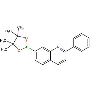 867164-54-3 | 2-Phenyl-7-(4,4,5,5-tetramethyl-1,3,2-dioxaborolan-2-yl)quinoline - Hoffman Fine Chemicals