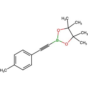 872356-93-9 | 4,4,5,5-Tetramethyl-2-(p-tolylethynyl)-1,3,2-dioxaborolane - Hoffman Fine Chemicals