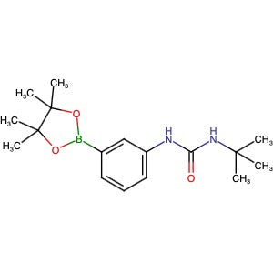 874299-09-9 | N-(1,1-Dimethylethyl)-N′-[3-(4,4,5,5-tetramethyl-1,3,2-dioxaborolan-2-yl)phenyl]urea - Hoffman Fine Chemicals