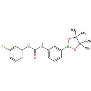 874302-03-1 | 1-(3-Fluorophenyl)-3-[3-(tetramethyl-1,3,2-dioxaborolan-2-yl)phenyl]urea - Hoffman Fine Chemicals