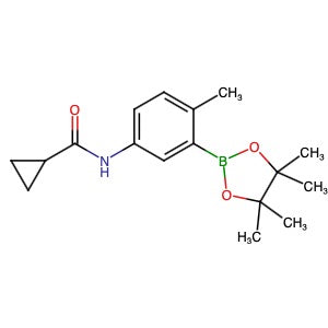 882679-35-8 | N-[4-Methyl-3-(4,4,5,5-tetramethyl-1,3,2-dioxaborolan-2-yl)phenyl]cyclopropanecarboxamide - Hoffman Fine Chemicals