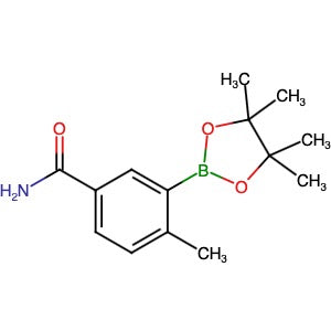 882679-88-1 | 4-Methyl-3-(4,4,5,5-tetramethyl-1,3,2-dioxaborolan-2-yl)benzamide - Hoffman Fine Chemicals