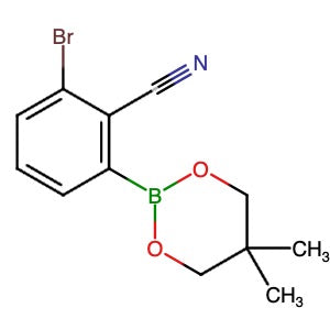 883899-07-8 | 2-Bromo-6-(5,5-dimethyl-1,3,2-dioxaborinan-2-yl)benzonitrile - Hoffman Fine Chemicals