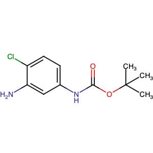 885270-73-5 | tert-Butyl (3-amino-4-chlorophenyl)carbamate - Hoffman Fine Chemicals