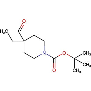 885523-41-1 | 1-Boc-4-ethyl-4-formyl-piperidine - Hoffman Fine Chemicals