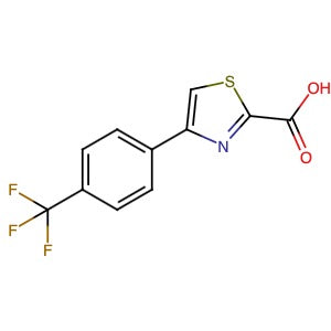886366-98-9 | 4-(4-(Trifluoromethyl)phenyl)thiazole-2-carboxylic acid - Hoffman Fine Chemicals