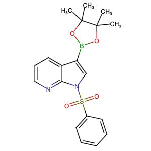 886547-94-0 | 1-(Phenylsulfonyl)-7-azaindole-3-boronic acid pinacol ester - Hoffman Fine Chemicals