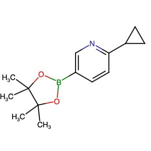 893567-09-4 | 2-Cyclopropyl-5-(4,4,5,5-tetramethyl-1,3,2-dioxaborolan-2-yl)pyridine - Hoffman Fine Chemicals