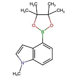 898289-06-0 | 1-Methyl-4-(4,4,5,5-tetramethyl-1,3,2-dioxaborolan-2-yl)-1H-indole - Hoffman Fine Chemicals