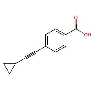 908247-29-0 | 4-(2-Cyclopropylethynyl)benzoic acid - Hoffman Fine Chemicals