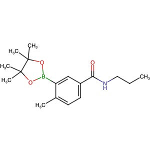 911490-25-0 | 4-Methyl-N-propyl-3-(4,4,5,5-tetramethyl-1,3,2-dioxaborolan-2-yl)benzamide - Hoffman Fine Chemicals