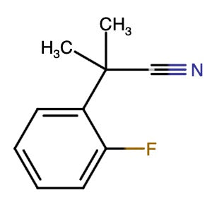 913720-00-0 | 2-(2-Fluorophenyl)-2-methylpropanenitrile - Hoffman Fine Chemicals