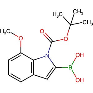 913835-81-1 | (1-(tert-Butoxycarbonyl)-7-methoxy-1H-indol-2-yl)boronic acid - Hoffman Fine Chemicals