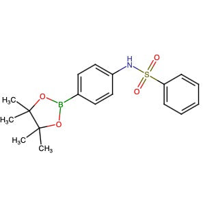 914606-88-5 | N-[4-(4,4,5,5-Tetramethyl-1,3,2-dioxaborolan-2-yl)phenyl]benzenesulfonamide - Hoffman Fine Chemicals