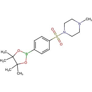 914610-39-2 | 1-Methyl-4-[[4-(4,4,5,5-tetramethyl-1,3,2-dioxaborolan-2-yl)phenyl]sulfonyl]piperazine - Hoffman Fine Chemicals