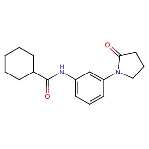 922926-09-8 | N-[3-(2-Oxopyrrolidin-1-yl)phenyl]cyclohexanecarboxamide - Hoffman Fine Chemicals