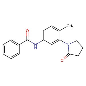 922951-12-0 | N-[4-Methyl-3-(2-oxopyrrolidin-1-yl)phenyl]benzamide - Hoffman Fine Chemicals