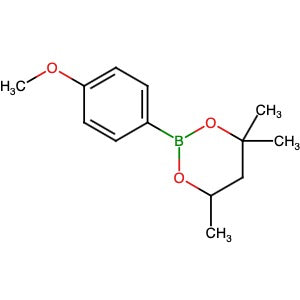 934558-31-3 | 2-(4-Methoxyphenyl)-4,4,6-trimethyl-1,3,2-dioxaborinane - Hoffman Fine Chemicals