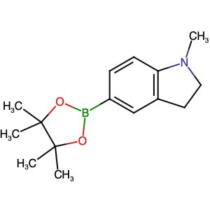 934570-43-1 | 1-Methyl-5-(4,4,5,5-tetramethyl-1,3,2-dioxaborolan-2-yl)indoline - Hoffman Fine Chemicals