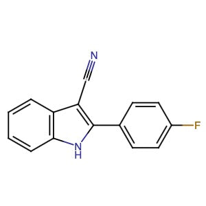 938326-43-3 | 2-(4-Fluorophenyl)-1H-indole-3-carbonitrile - Hoffman Fine Chemicals