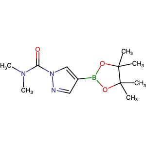 942070-94-2 | N,N-Dimethyl-4-(4,4,5,5-tetramethyl-1,3,2-dioxaborolan-2-yl)-1H-pyrazole-1-carboxamide - Hoffman Fine Chemicals