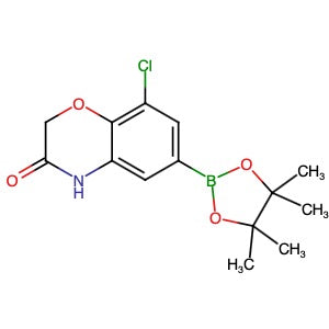 943994-43-2 | 8-Chloro-6-(4,4,5,5-tetramethyl-1,3,2-dioxaborolan-2-yl)-2H-benzo[b][1,4]oxazin-3(4H)-one - Hoffman Fine Chemicals