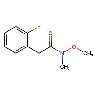 946402-23-9 | 2-Fluoro-N-methoxy-N-methylbenzeneacetamide - Hoffman Fine Chemicals