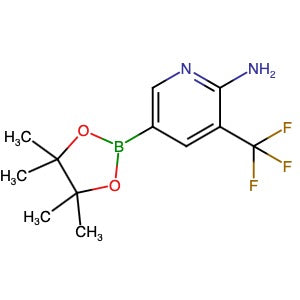 947249-01-6 | 5-(4,4,5,5-Tetramethyl-1,3,2-dioxaborolan-2-yl)-3-(trifluoromethyl)pyridin-2-amine - Hoffman Fine Chemicals