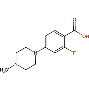 948018-61-9 | 2-Fluoro-4-(4-methyl-1-piperazinyl)benzoic Acid - Hoffman Fine Chemicals