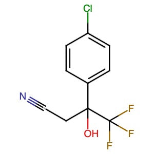 950476-83-2 | 3-(4-Chlorophenyl)-4,4,4-trifluoro-3-hydroxybutanenitrile - Hoffman Fine Chemicals