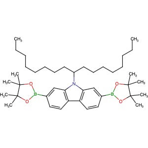 958261-51-3 | 9-(9-Heptadecanyl)-9H-carbazole-2,7-diboronic acid bis(pinacol) ester - Hoffman Fine Chemicals