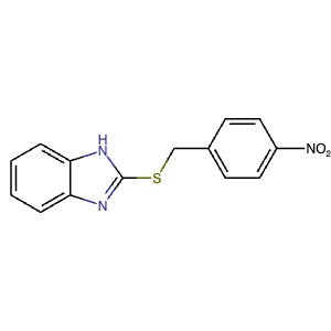 100541-50-2 | 2-((4-Nitrobenzyl)thio)-1H-benzo[d]imidazole - Hoffman Fine Chemicals