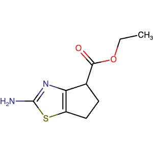 1019108-35-0 | Ethyl 2-amino-5,6-dihydro-4H-cyclopenta[d]thiazole-4-carboxylate - Hoffman Fine Chemicals