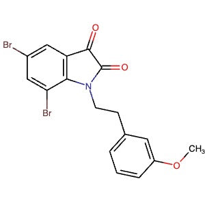 1020264-98-5 | 5,7-Dibromo-1-[2-(3-methoxyphenyl)ethyl]-1H-indole-2,3-dione - Hoffman Fine Chemicals