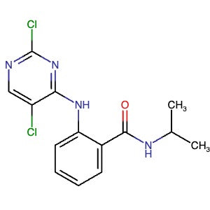 1022970-74-6 | 2-(2,5-Dichloro-4-pyrimidinyl)amino-N-(1-methyl ethyl)benzamide - Hoffman Fine Chemicals