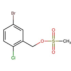 1026202-39-0 | 5-Bromo-2-chlorobenzyl methanesulfonate - Hoffman Fine Chemicals