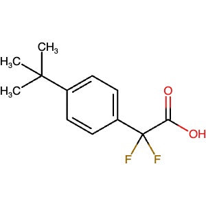 1027514-14-2 | 2-(4-(tert-Butyl)phenyl)-2,2-difluoroacetic acid - Hoffman Fine Chemicals