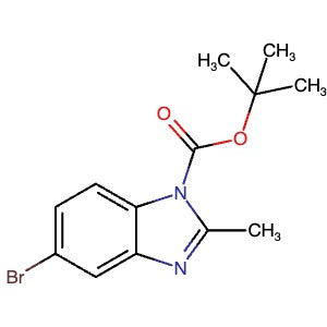 1038392-63-0 | tert-Butyl 5-bromo-2-methyl-1H-benzo[d]imidazole-1-carboxylate - Hoffman Fine Chemicals