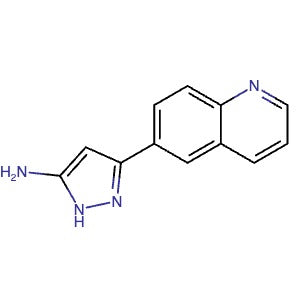 1040724-21-7 | 3-(Quinolin-6-yl)-1H-pyrazol-5-amine - Hoffman Fine Chemicals