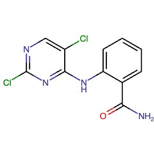 1042434-76-3 | 2-(2,5-Dichloro-4-pyrimidinyl)aminobenzamide - Hoffman Fine Chemicals