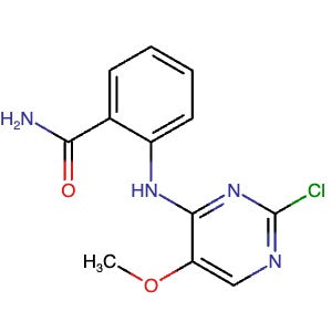 1042434-81-0 | 2-((2-Chloro-5-methoxypyrimidin-4-yl)amino)benzamide - Hoffman Fine Chemicals