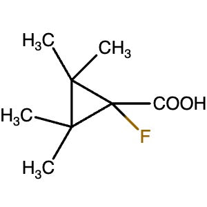 1050497-15-8 | 1-Fluoro-2,2,3,3-tetramethylcyclopropane-1-carboxylic acid - Hoffman Fine Chemicals