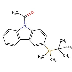 1058140-85-4 | 9-Acetyl-3-(dimethyl-tert-butylsilyl)carbazol - Hoffman Fine Chemicals