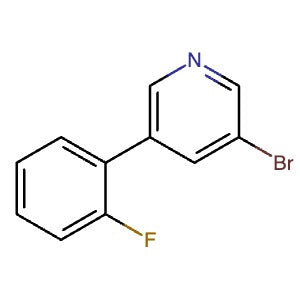 1070882-68-6 | 3-Bromo-5-(2-fluorophenyl)pyridine - Hoffman Fine Chemicals