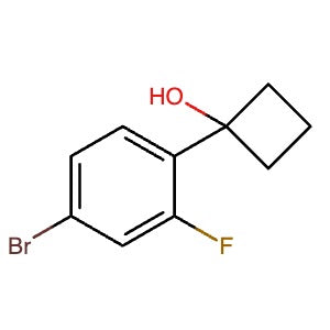 1075190-02-1 | 1-(4-Bromo-2-fluorophenyl)cyclobutan-1-ol - Hoffman Fine Chemicals