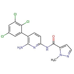 1079400-05-7 | N-(6-Amino-5-(2,3,5-trichlorophenyl)pyridin-2-yl)-1-methyl-1H-pyrazole-5-carboxamide - Hoffman Fine Chemicals